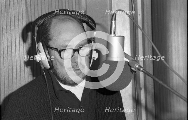 Johnny Mercer, Pye Studios, London, 1974. Creator: Brian O'Connor.