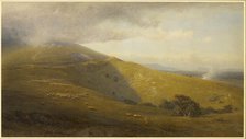 A View on the South Downs, 1871. Creator: Henry George Hine.