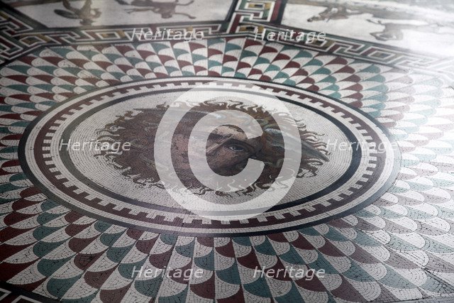 Floor mosaic in the Pavilion Hall, State Hermitage Museum, St Petersburg, Russia, 1847-1851. Artist: Andrei Ivanovich Stakenschneider
