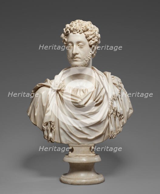 Bust of Emperor Commodus, A.D. 180-185. Creator: Unknown.