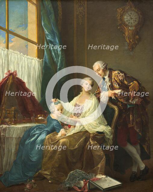 Family Portrait, 1756. Creator: Francois Hubert Drouais.