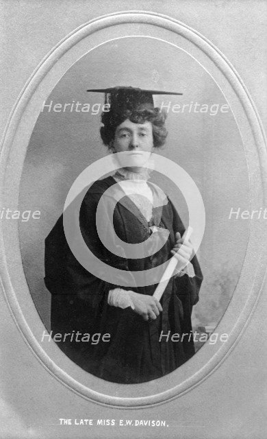 Emily Wilding Davison, 1909. Artist: Unknown