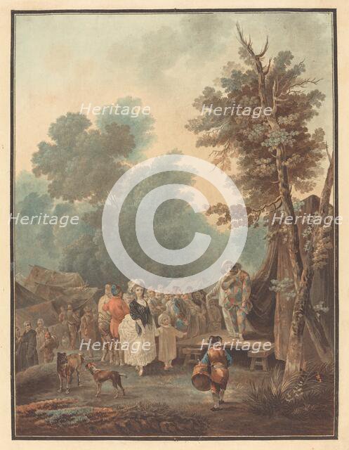 Foire de Village, 1788. Creator: Charles-Melchior Descourtis.