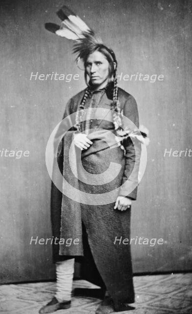 Hole-in-the-Day (Younger). Chippewa, Indian delegate, 1864. Creator: Unknown.