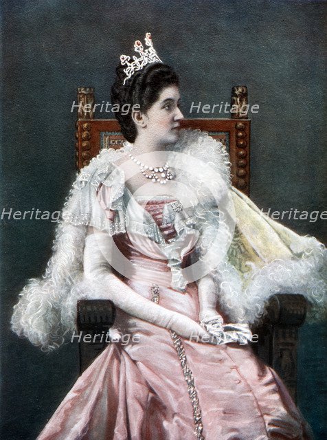 Queen Elena of Italy, late 19th century.Artist: Giacomo Brogi