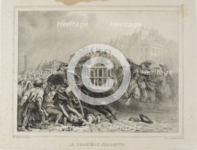 The Last Cart, 1835. Creator: Auguste Raffet.