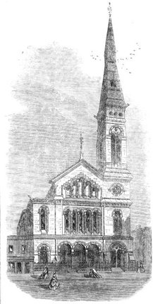New chapel at Westminster, 1865. Creator: Unknown.