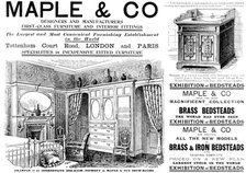 Advertisement for Maple & Co., 1898. Creator: Unknown.