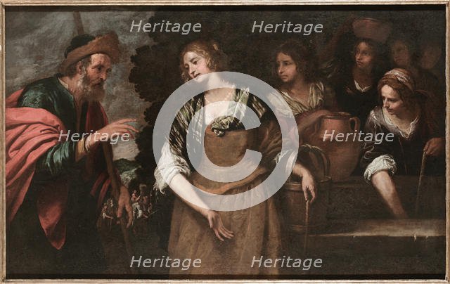 Rebecca at the Well. Creator: De Ferrari, Giovanni Andrea (1598-1669).