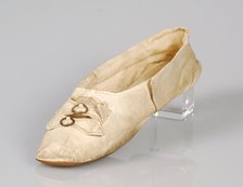 Slippers, British, 1845-65. Creator: Wrigglesworth.