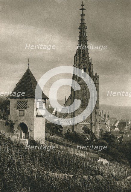 'Eßlingen. Frauenkirche, 1931. Artist: Kurt Hielscher.