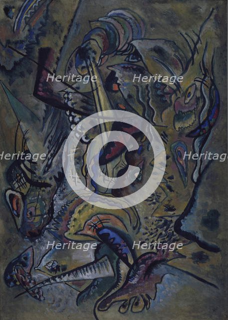 Southerly, 1917. Artist: Kandinsky, Wassily Vasilyevich (1866-1944)