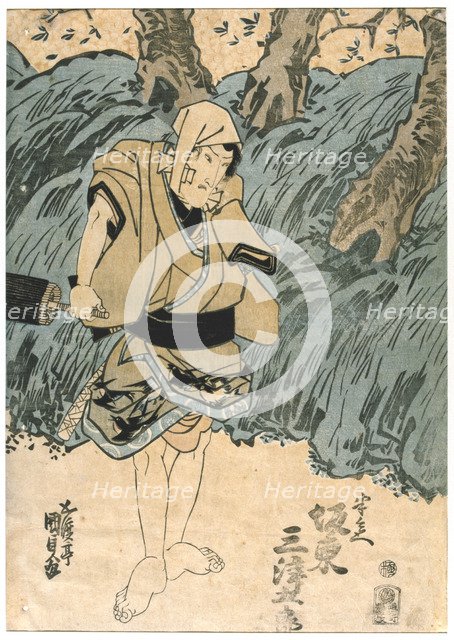 'The Actor, Bando Mitsugoro', 1844. Artist: Utagawa Kunisada