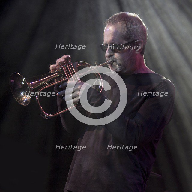 Trumpeter Walt Fowler, 2017. Artist: Alan John Ainsworth.