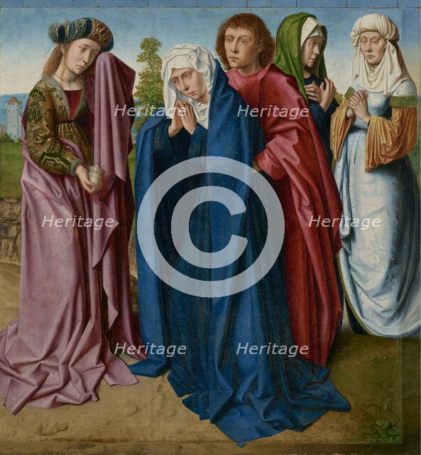 Christ Nailed to the Cross (The Holy Women and Saint John at Golgotha), 1480-1485. Creator: David, Gerard (ca. 1460-1523).