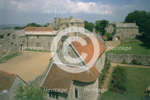 Carisbrooke Castle, Isle of Wight, 1997. Artist: N Corrie