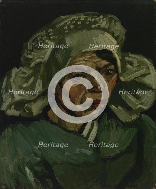 Head of a Woman , 1885. Creator: Gogh, Vincent, van (1853-1890).