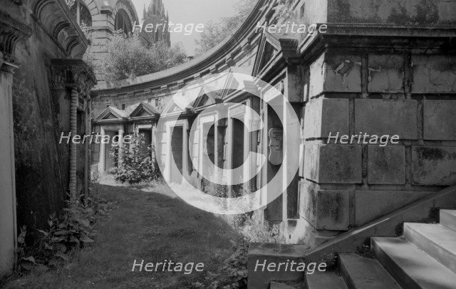 The Catacombs, Highgate Cemetery, London, 1945-1980. Artist: Eric de Maré