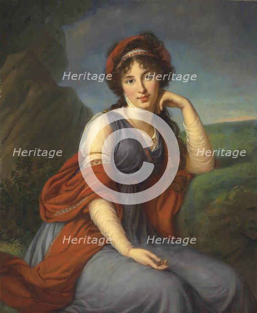 Portrait of Countess Maria Grigoryevna Razumovskaya (1772-1865), née Vyazemskaya, 1798.