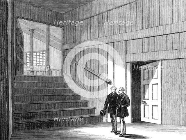 Scene of the fatal crush at Liverpool, 1870. Creator: Unknown.