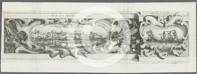 The Siege of La Rochelle: Plate 16, 1628-1630. Creator: Abraham Bosse (French, 1602-1676); Israël Henriet (French, c. 1590-1661), or.