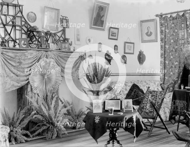 Sitting room in Fort Fatehgarh, India, 1902. Creator: Kirk & Sons of Cowes.