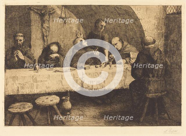 The Refectory (Le refectoire). Creator: Alphonse Legros.