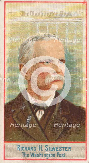 Richard H. Silvester, The Washington Post, from the American Editors series (N1) for Allen..., 1887. Creator: Allen & Ginter.