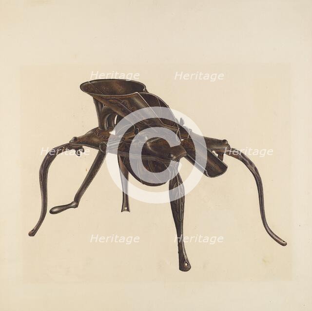 Cherry Pitter, c. 1940. Creator: Archie Thompson.