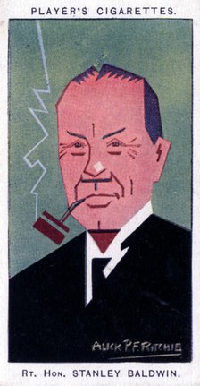 Stanley Baldwin, 1st Earl Baldwin, British Prime Minister, 1926.Artist: Alick P F Ritchie