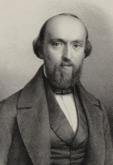 Portrait of the composer Friedrich Burgmüller (1806-1874), 1850.