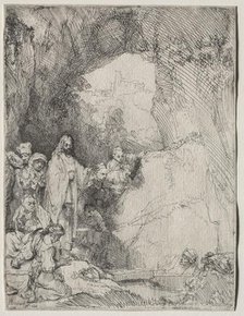 The Raising of Lazarus: Small Plate, 1642. Creator: Rembrandt van Rijn (Dutch, 1606-1669).