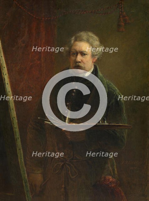 Self Portrait, 1851. Creator: Jakob Josef Eeckhout.