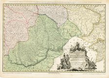 Map of Europe with the shift of borders in the course of the Russo-Turkish War (1787-1792), c. 1789.