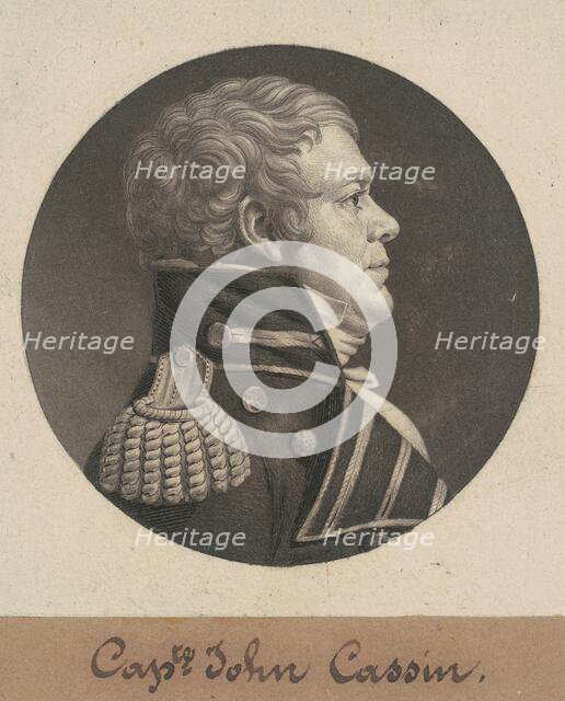 John Cassin, 1806. Creator: Charles Balthazar Julien Févret de Saint-Mémin.
