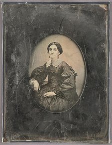 Portrait of a Seated Woman, about 1852-1855. Creator: Unknown.