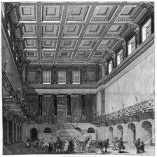 The Great Hall, Euston Square satation, 1849. Artist: Unknown