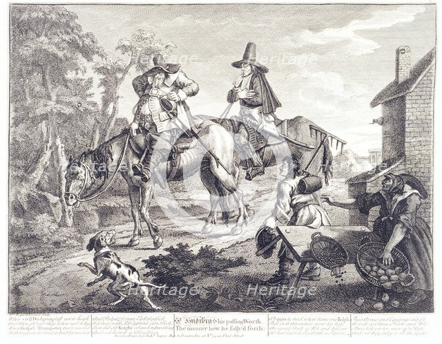 'Sir Hudibras his Passing Worth, the Manner how he Sally'd Forth', 18th century. Artist: William Hogarth