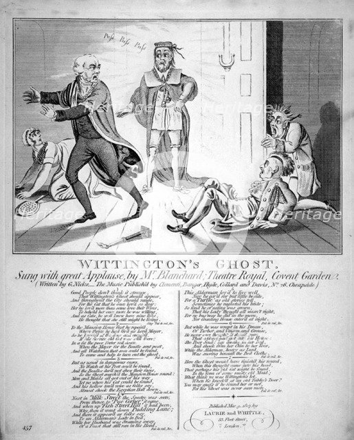 'Wittington's Ghost', 1807. Artist: Anon