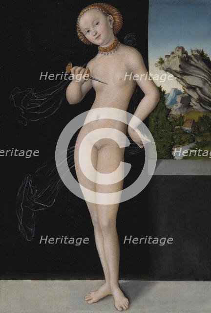 Lucretia, 1528. Creator: Lucas Cranach the Elder.