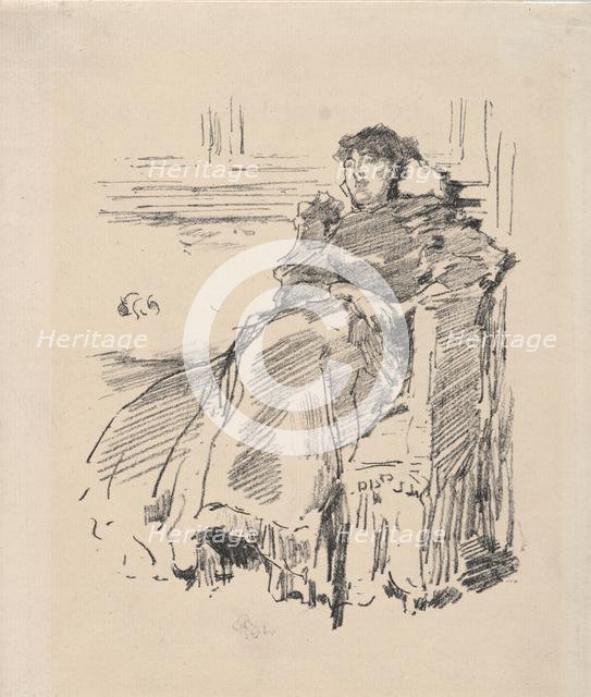 La Robe Rouge, 1894. Creator: James McNeill Whistler (American, 1834-1903).