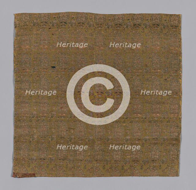 Panel (Furnishing Fabric), Iran, 1801/25. Creator: Unknown.