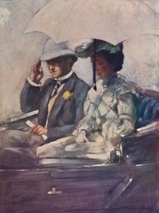 'Lord Curzon and the Duchess of Connaught on their Way to the Retainers', 1903. Artist: Mortimer L Menpes.