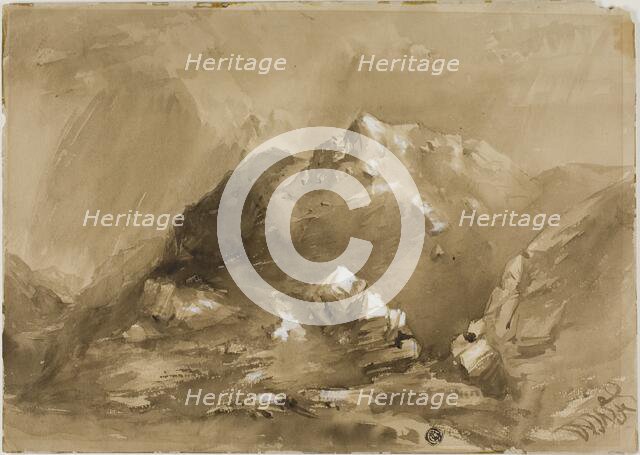 Misty Mountains, n.d. Creator: William West.