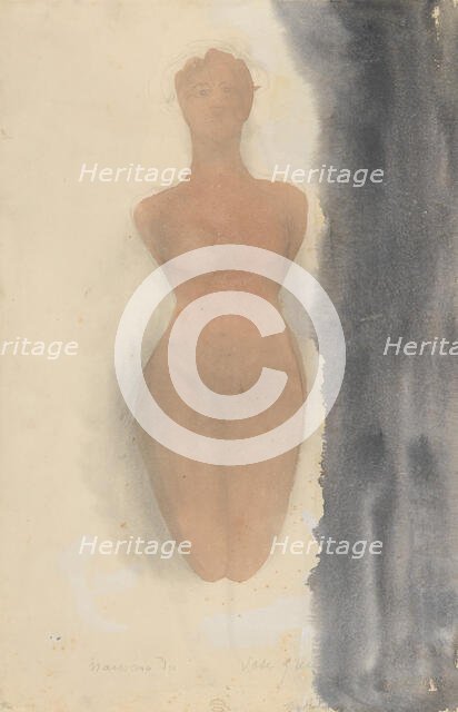 Origin of the Greek Vase, 1900-1910. Creator: Auguste Rodin.