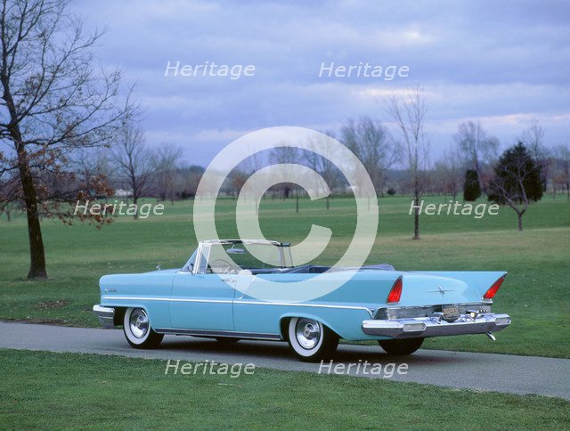 1957 Lincoln Premier Convertible. Artist: Unknown.