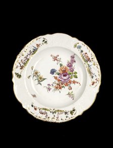 Soup plate, c1755-1760. Artist: Unknown.