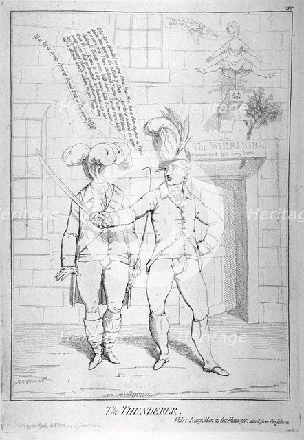 'The Thunderer', 1782. Artist: Anon