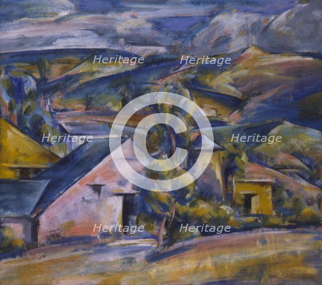 The Hills, ca. 1919. Creator: Preston Dickinson.