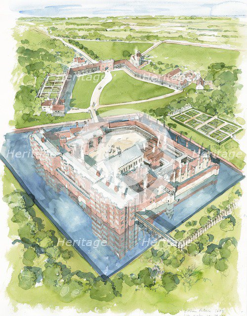 Eltham Palace, Greenwich, London, c1604 (c2011). Artist: Liam Wales.